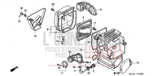 FILTRE A AIR CG125ES4 de 2004